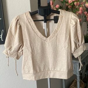 E.C. French Terry V Neck New